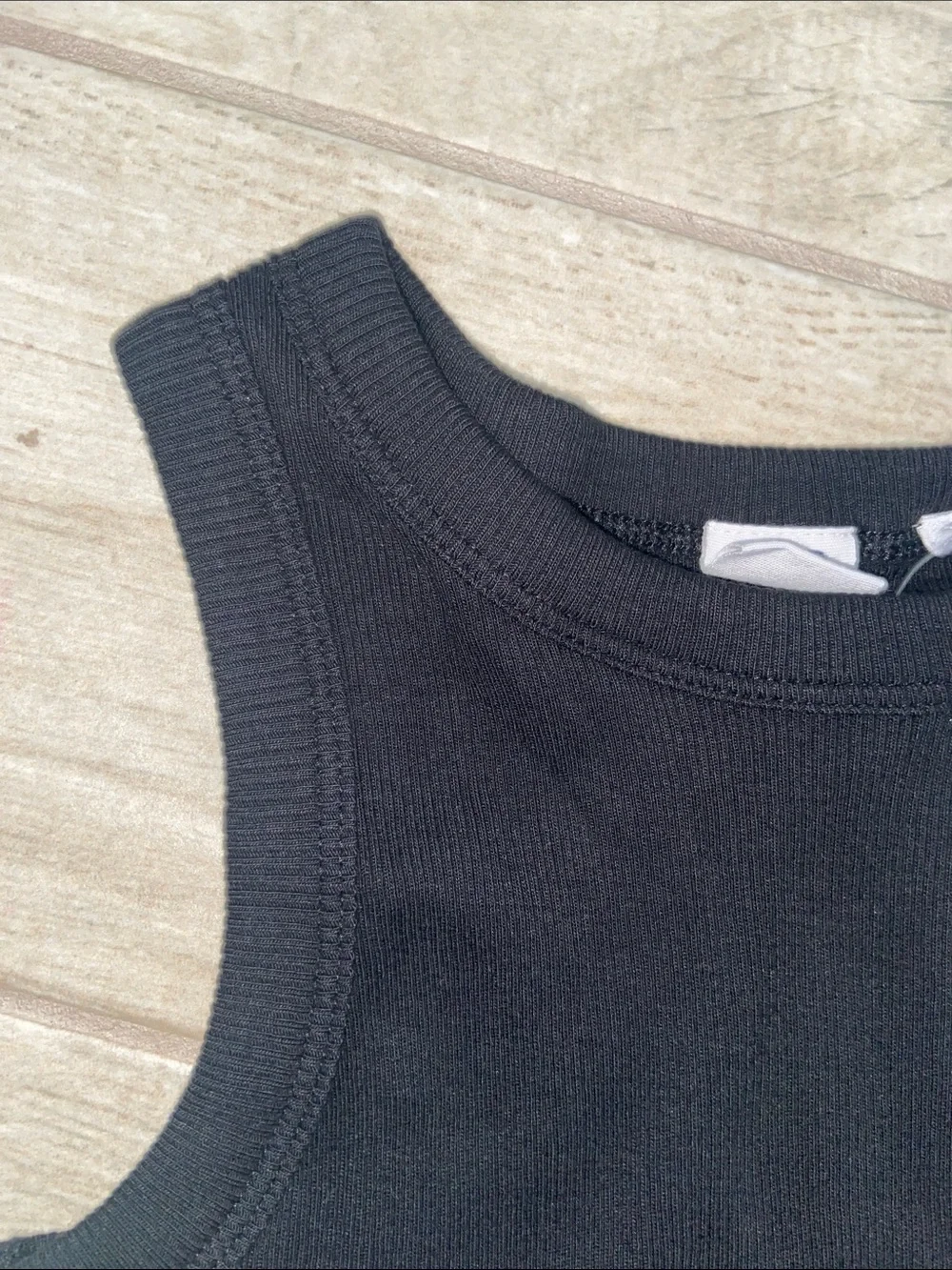 Gap Girls Small Black Eyelet Tiered Dress - Sleeveless Knit Jersey Style New